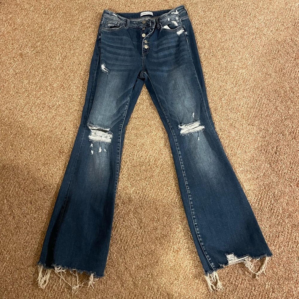 Flying Money flare jeans
